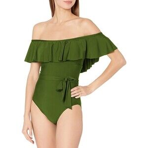Athena Women's Standard One Piece Herb Green Size 8 $98
